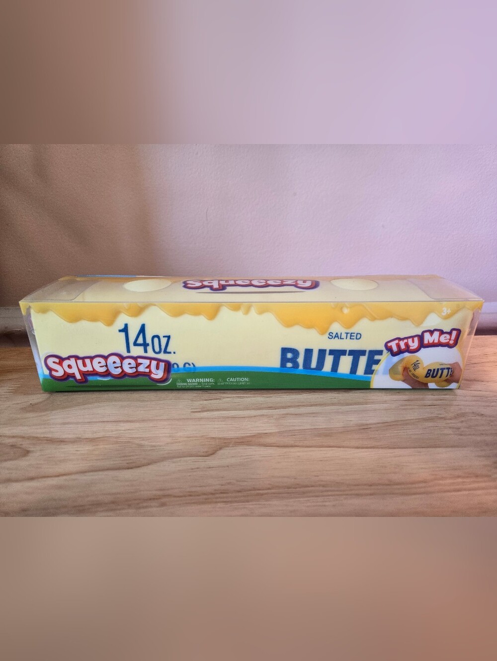 Sunny Days Jumbo Squeezy Butter Stick Squishy Fidget Stress Relief Toy